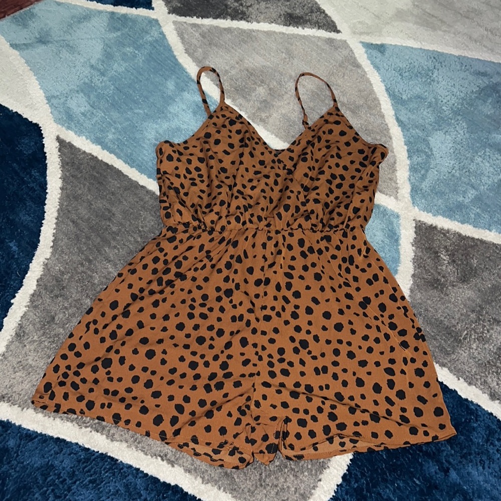 Printed romper